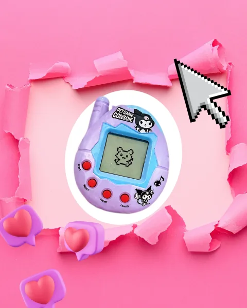 Mascota virtual 90s version Kuromi