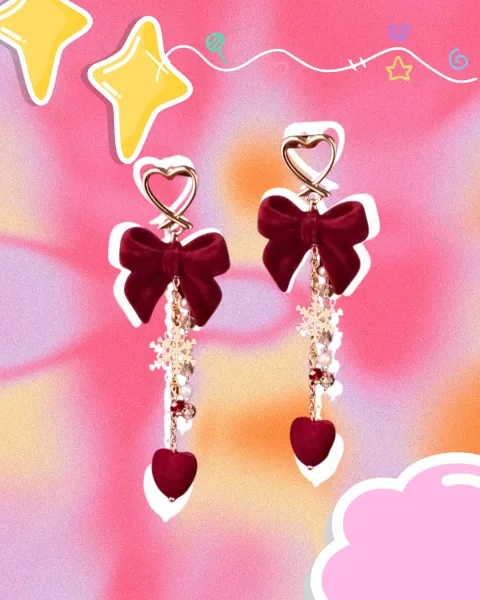 Aretes Velvet Ribbon